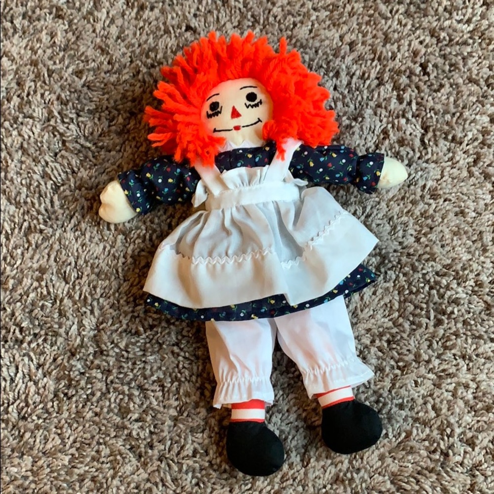 Handmade Raggedy Ann doll 12”